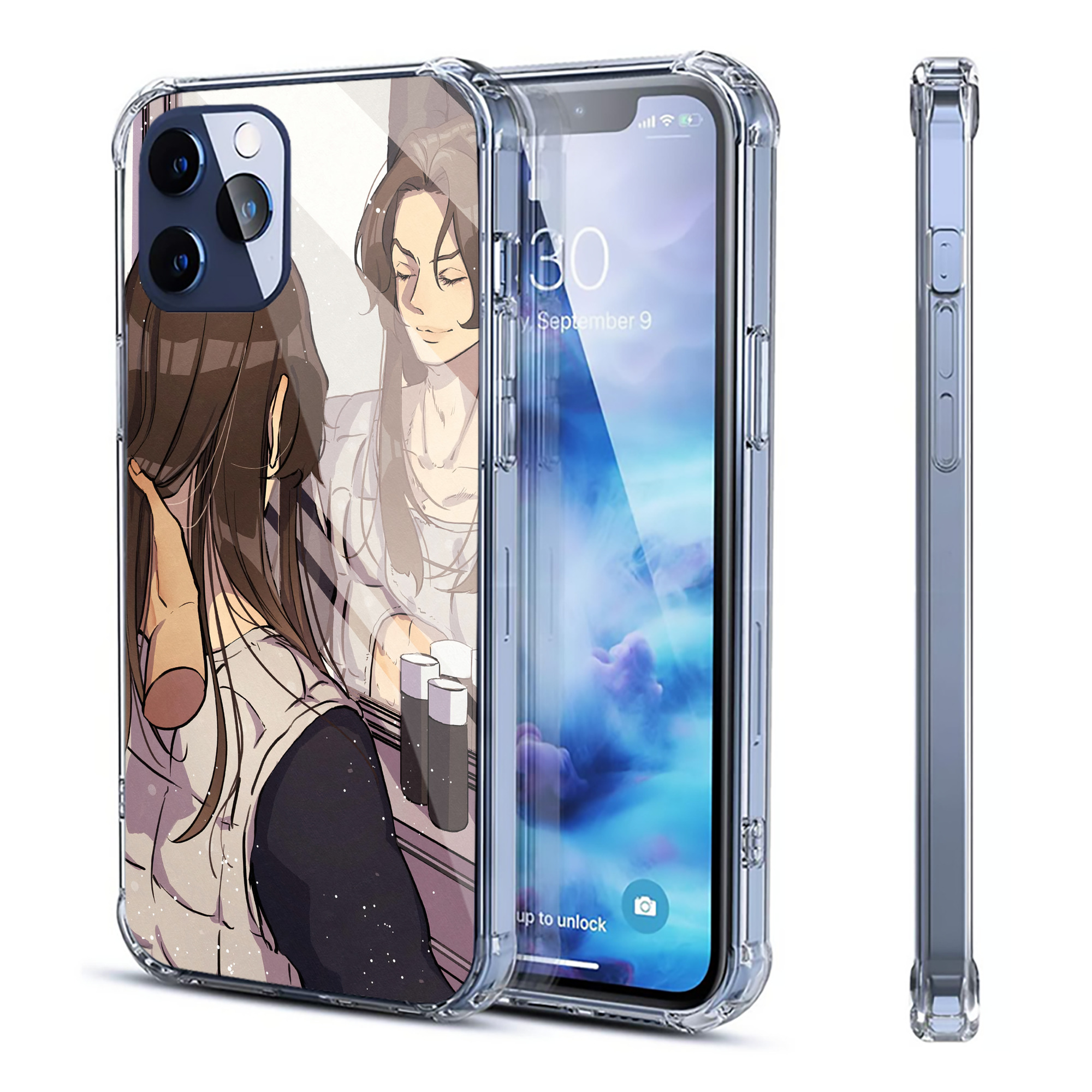 （画像用） ジョジョの奇妙な冒険 JoJo's Bizarre Adventure 【iPhone 12シリーズ対応】透明スマホケース（クリアソフトケース）